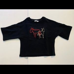 Motoreta Spain Embroidered Donkey Top Size 5